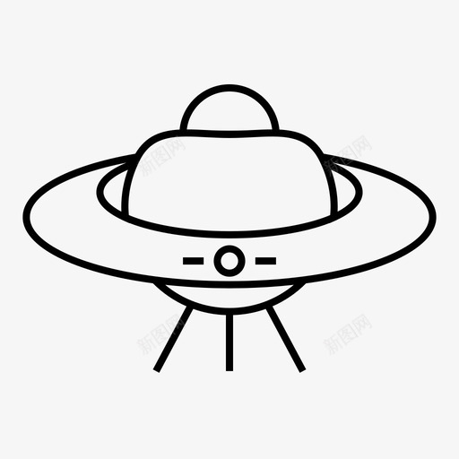 外星人入侵太空图标svg_新图网 https://ixintu.com 不明飞行物 入侵 外星人 太空 宇宙