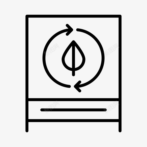 可持续性生态绿色能源图标svg_新图网 https://ixintu.com 可再生能源 可持续性 生态 绿色能源