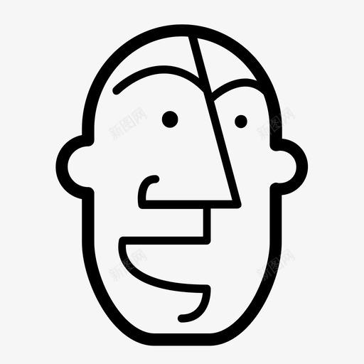 笑卡通高兴图标svg_新图网 https://ixintu.com 交谈 卡通 微笑 快乐 情感 笑 高兴