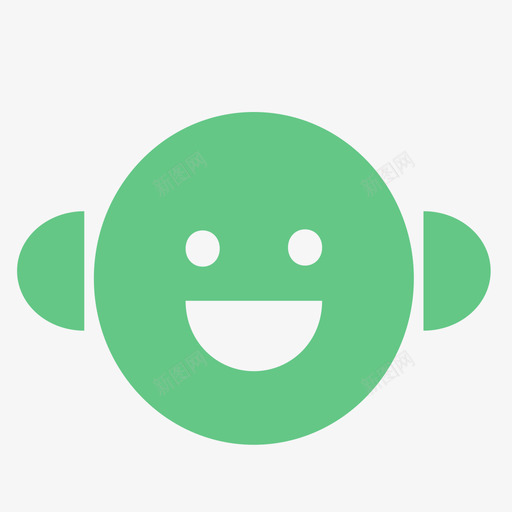 泛听 copysvg_新图网 https://ixintu.com 泛听 copy 填充 扁平 简约 圆润 可爱