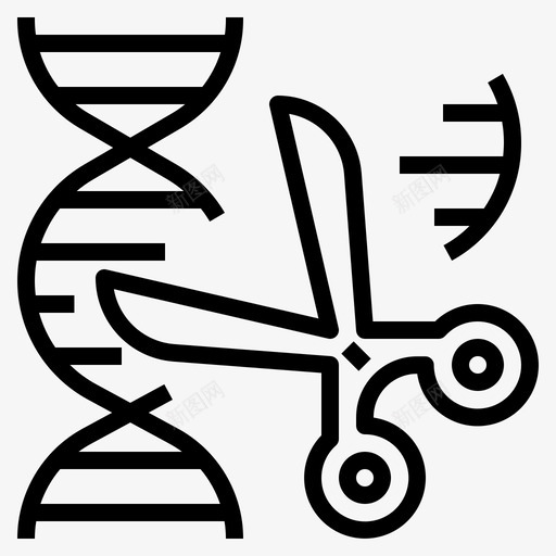 基因编辑疾病遗传学图标svg_新图网 https://ixintu.com 基因编辑 疾病 科学 遗传学 遗传学和遗传