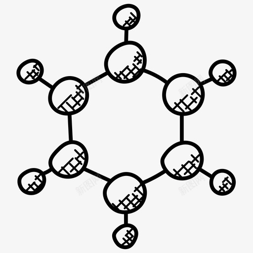 化合物原子生物医学图标svg_新图网 https://ixintu.com 分子 化合物 原子 生物医学 电子 科学 科幻涂鸦图标