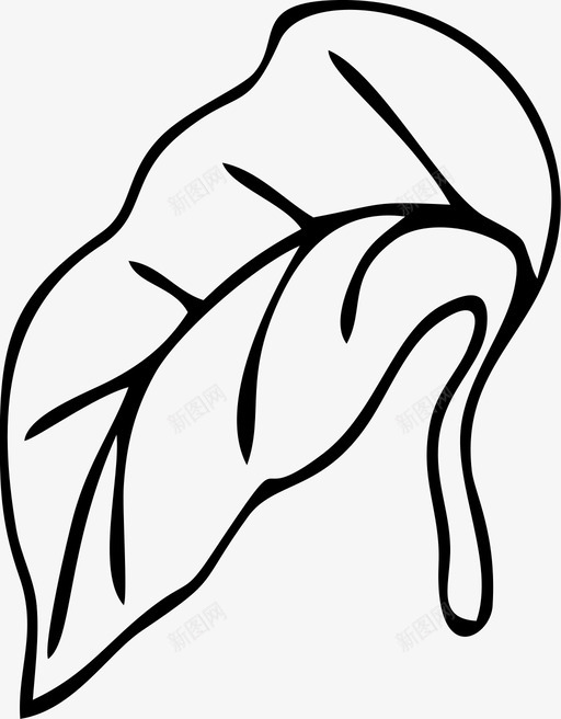 叶子花图标svg_新图网 https://ixintu.com 叶子 花