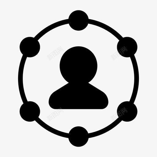 全方位客户旅程图标svg_新图网 https://ixintu.com 全方位 全渠道 商业项目管理 客户 接触点 旅程 景观