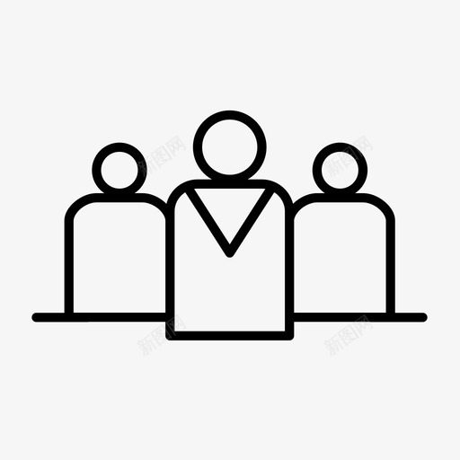 组社区个人图标svg_新图网 https://ixintu.com 个人 企业精简 团队 用户 社区 组