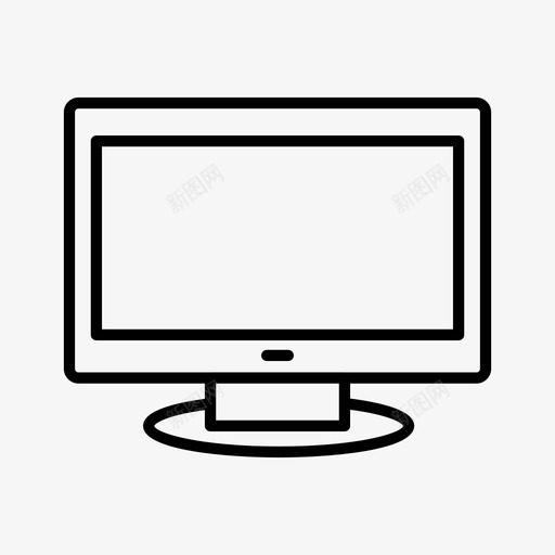 监视器装置设备图标svg_新图网 https://ixintu.com 工具 技术 监视器 科学 科学和技术 装置 设备