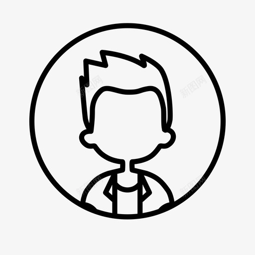 酷小子头像男图标svg_新图网 https://ixintu.com 个人资料 头像 照片 男 酷小子