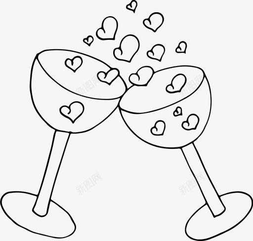 眼镜庆祝家庭图标svg_新图网 https://ixintu.com 婚姻 婚礼 家庭 庆祝 眼镜