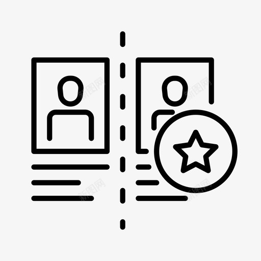 评级选择供应商图标svg_新图网 https://ixintu.com 供应商 推荐 支持 评级 选择