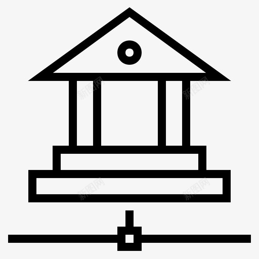 网上银行数字银行手机银行图标svg_新图网 https://ixintu.com 手机银行 数字银行 网上银行