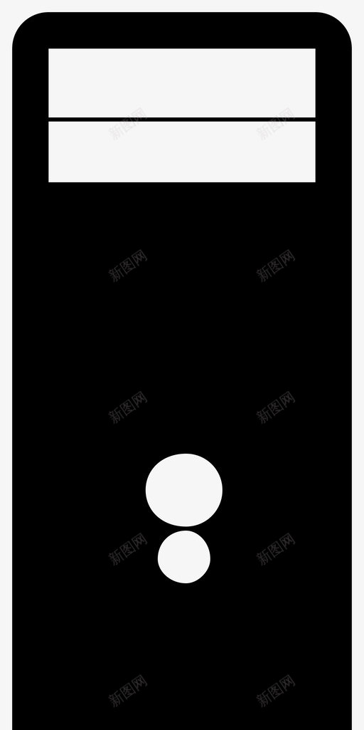 计算机电子显示器图标svg_新图网 https://ixintu.com 个人电脑 屏幕 显示器 电子 计算机