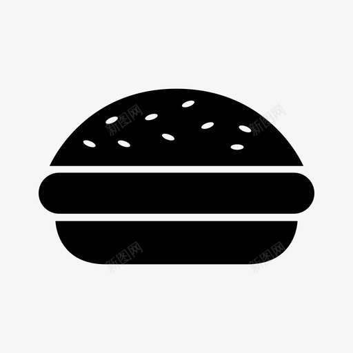 汉堡奶酪食物图标svg_新图网 https://ixintu.com 午餐 奶酪 汉堡 食物