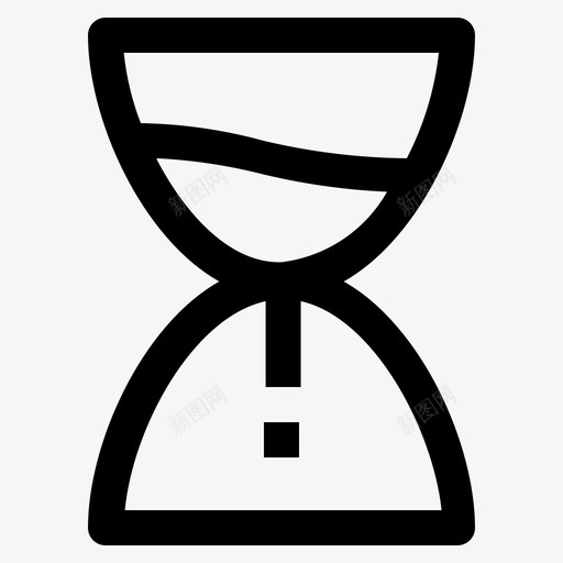沙漏商业时钟图标svg_新图网 https://ixintu.com 商业 时钟 时间 沙漏 沙钟