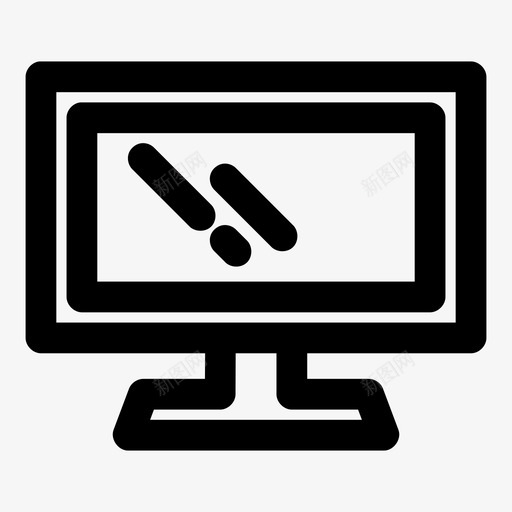 移动式线路监视器图标svg_新图网 https://ixintu.com 移动式线路监视器