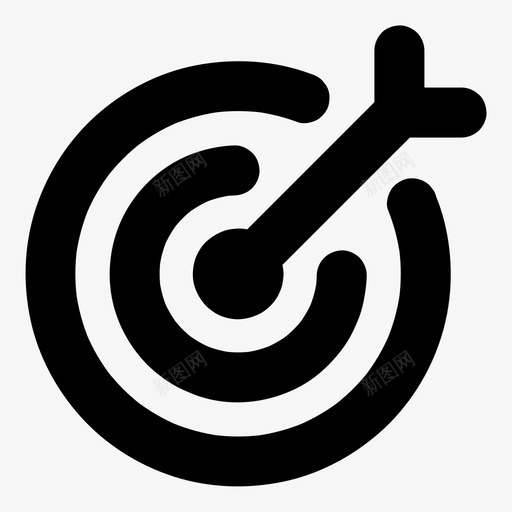 瞄准箭飞镖图标svg_新图网 https://ixintu.com 目标 瞄准 箭 飞镖