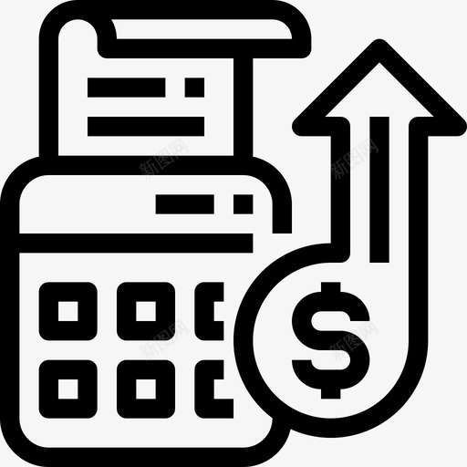 财务会计银行图标svg_新图网 https://ixintu.com 业务 会计 支付 财务 银行