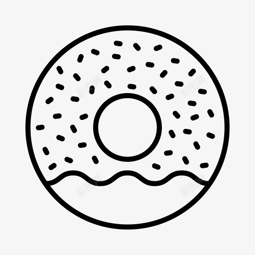 甜甜圈游乐园嘉年华图标svg_新图网 https://ixintu.com 嘉年华 嘉年华和马戏团 游乐园 游乐场 甜甜圈 美食 马戏团