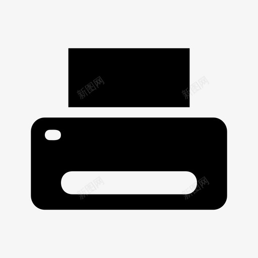 打印机文件印刷机图标svg_新图网 https://ixintu.com 印刷机 打印机 文件
