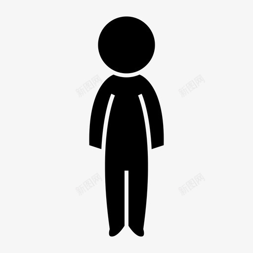 男孩人类男性图标svg_新图网 https://ixintu.com 人类 侧面 便利设施 男孩 男性