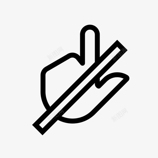 do not touch click 01.2svg_新图网 https://ixintu.com do not touch click 01.2
