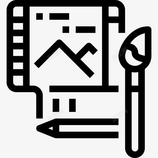 视频编辑艺术电影图标svg_新图网 https://ixintu.com 制作 电影 艺术 视频制作 视频编辑