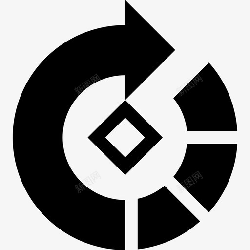 向右旋转箭头旋转图标svg_新图网 https://ixintu.com 向右旋转 小黑 旋转 箭头