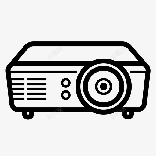 投影仪计算机显示器图标svg_新图网 https://ixintu.com 投影仪 显示器 演示文稿 灯光 移动设备和设备 计算机