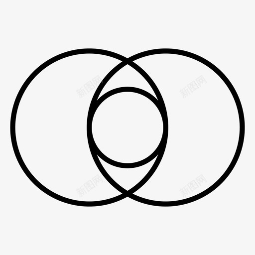 维斯卡皮西炼金术戒指图标svg_新图网 https://ixintu.com 戒指 炼金术 神圣几何学 维斯卡皮西