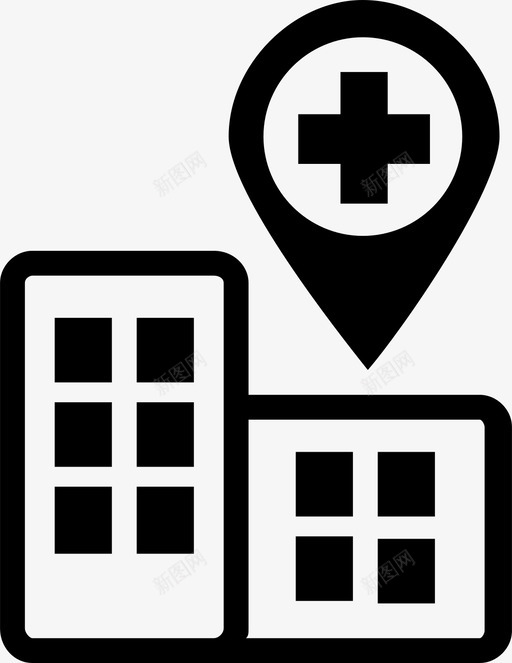 医院疗养院医务室图标svg_新图网 https://ixintu.com 医务室 医院 疗养院