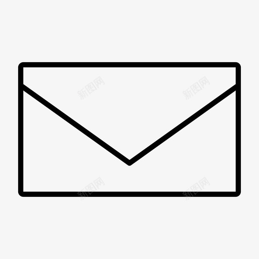 邮件信封基本资料图标svg_新图网 https://ixintu.com 信封 基本资料 邮件