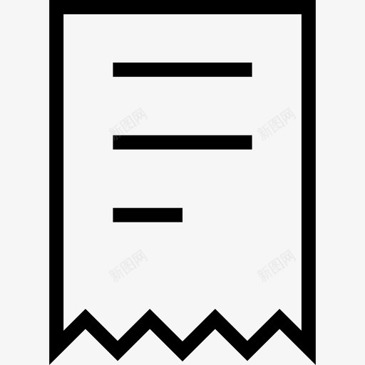 帐单单据发票图标svg_新图网 https://ixintu.com 单据 发票 在线 在线购物 帐单