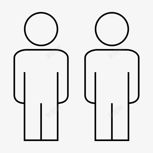 人朋友伙伴图标svg_新图网 https://ixintu.com 人 伙伴 团队合作 朋友 队友