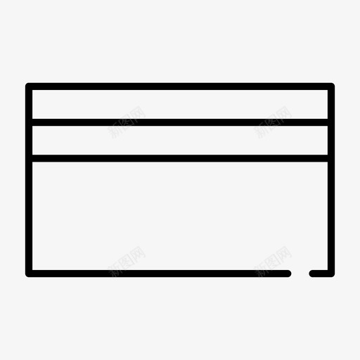 信用卡商业债务卡图标svg_新图网 https://ixintu.com 信用卡 债务卡 商业 支付 网络