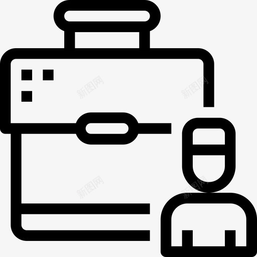 人力资源公文包商业图标svg_新图网 https://ixintu.com 人力资源 人力资源和商业 公文包 商业 工作 职业