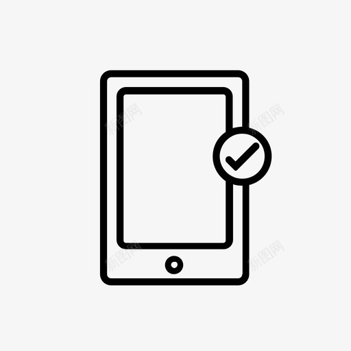 收到短信手机平板电脑图标svg_新图网 https://ixintu.com 商务办公用品 平板电脑 手机 收到短信 短信