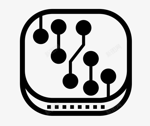 电子模块图标svg_新图网 https://ixintu.com 电子模块