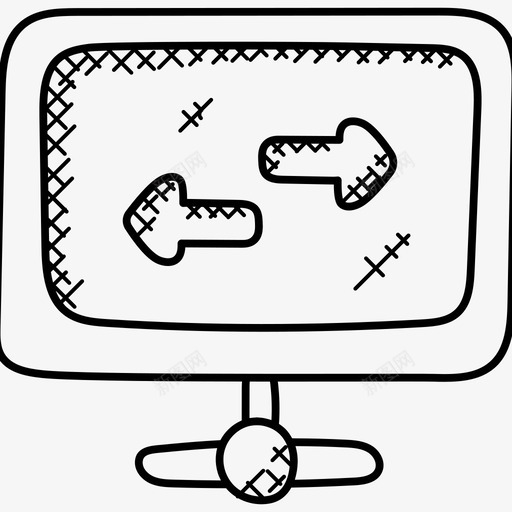 网络服务器数据共享数据传输图标svg_新图网 https://ixintu.com 数据传输 数据共享 服务器托管 网络 网络托管涂鸦图标 网络服务器