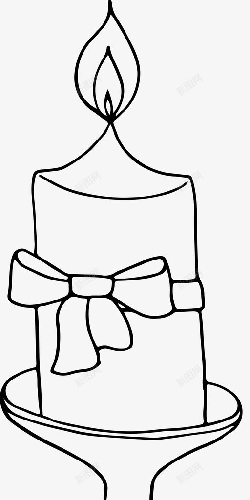 婚礼蜡烛庆祝家庭图标svg_新图网 https://ixintu.com 婚姻 婚礼日 婚礼蜡烛 家庭 庆祝