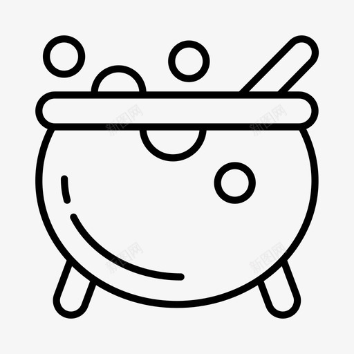 大锅魔法魔术表演图标svg_新图网 https://ixintu.com 大锅 女巫 巫师 魔术表演 魔法
