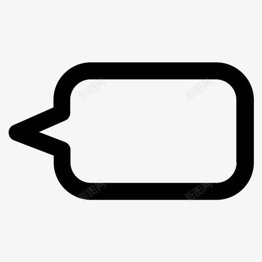 标注框按钮聊天图标svg_新图网 https://ixintu.com 交流 按钮 标注框 演讲 聊天 评论
