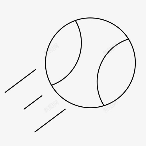 传球前进图标svg_新图网 https://ixintu.com 传 前进 球