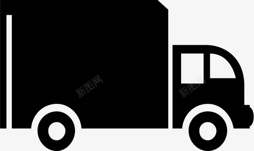 卡车交货配送图标svg_新图网 https://ixintu.com 交货 卡车 车辆 运输 配送