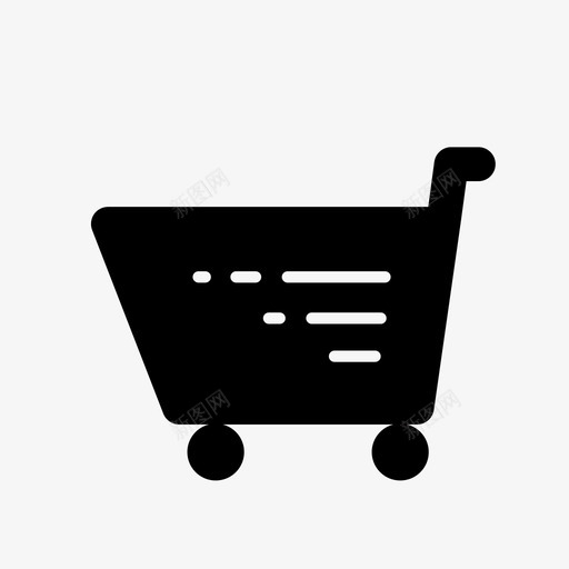 购物车杂货店市场图标svg_新图网 https://ixintu.com 市场 杂货店 网店 购物车