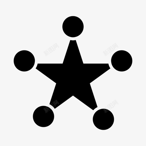 警察符号徽章缩影图标svg_新图网 https://ixintu.com 刑法 徽章 缩影 警察符号
