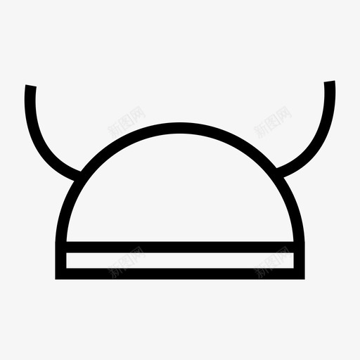 头盔冲突战士图标svg_新图网 https://ixintu.com 冲突 冲突冲突 头盔 战士 维京人 维京人头盔