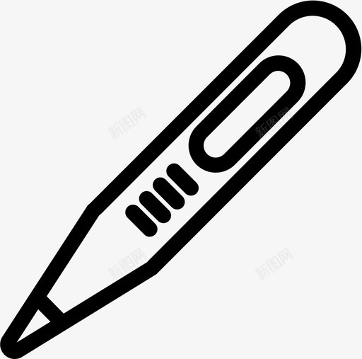 体温计发烧读数图标svg_新图网 https://ixintu.com 体温 体温计 医院 发烧 读数