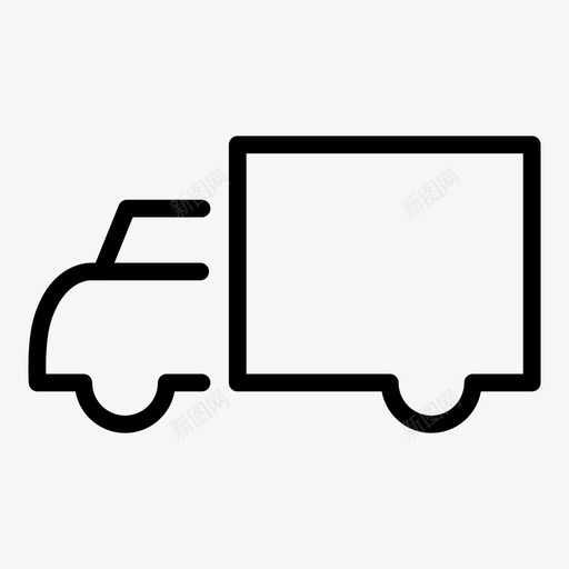 卡车装载移动图标svg_新图网 https://ixintu.com 卡车 拖车 移动 装载 货车 运输