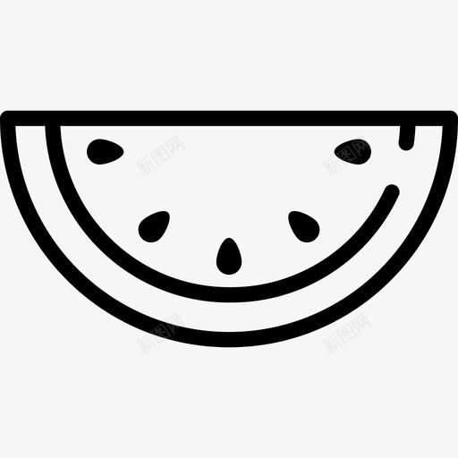 水果食物夏日图标svg_新图网 https://ixintu.com 夏日 水果 食物