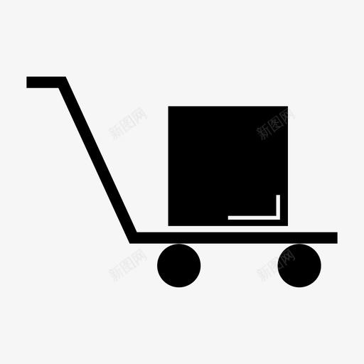 购物车商务送货图标svg_新图网 https://ixintu.com 交通 商务 电子商务 购物车 贸易 送货