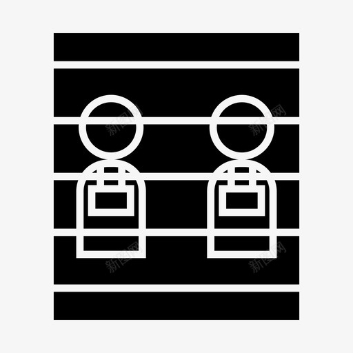 罪犯重罪犯嫌疑犯图标svg_新图网 https://ixintu.com 刑法 嫌疑犯 罪犯 重罪犯